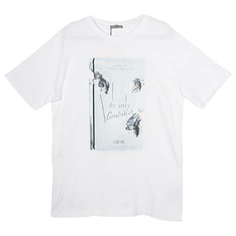 dior arsham tee|White Cotton Jersey T.